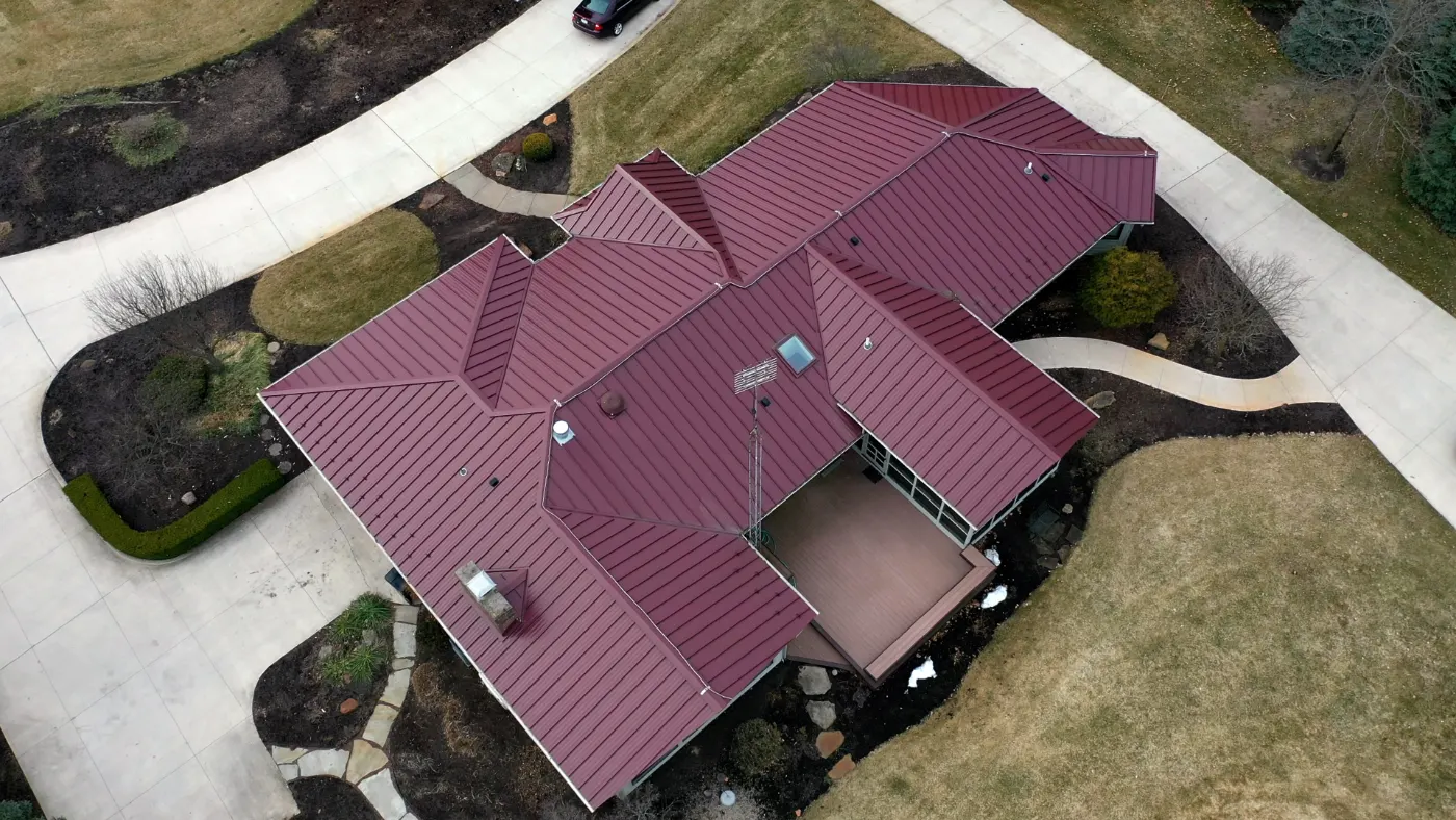 Commercial roof inspection documented in Sandstone Lakes